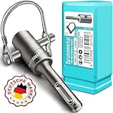 BRUNNENTAL ® SDS PLUS Erdbohrer Adapter + Quick Change Bolzen für Hand Bohrmaschine - Nutze deine Schlagbohrmaschine als Brunnenbohrer - Erdlochbohrer Adapter für Bohrer mit Ø 40 60 80 100 120 150 mm