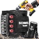 SCHMITZ.Tools Magnetarmband Handwerker Geschenke - Handwerker Gadget - Geschenke für Männer Papa - Magnetarmband Werkzeug - praktische Geschenke für Väter - Vatertagsgeschenk